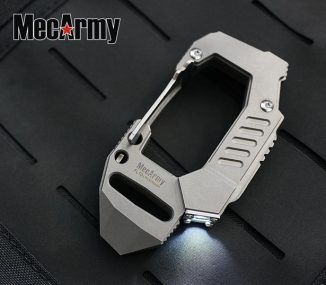 MecArmy FL10 Titanium EDC Flashlight Carabiner for Your Everyday Carry