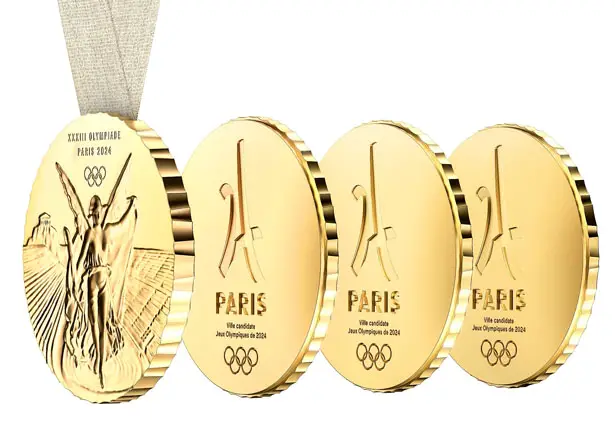 Paris 2024 Olympic Games Medal Is Made for Sharing by Philippe Starck