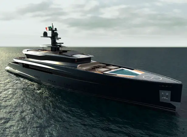 Mega Yacht 60m by PAMA Design and Valerio Romondia - Tuvie