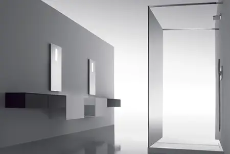 Cosmic Bathroom Collection : All Handles and Controls are Hidden