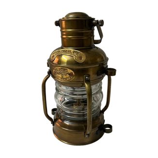 Nautical Ships Vintage Lamp Lantern Is Great for Decoration or Emergency Light
