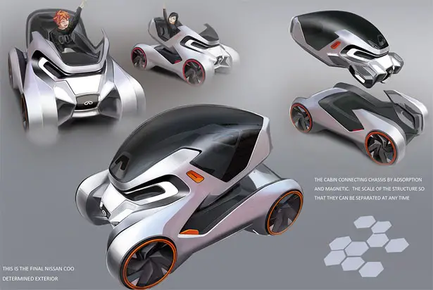 Nissan Coo Concept Mobility For Future China In 2025 - Tuvie Design