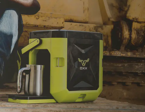 OXX COFFEEBOX Single-Serve Jobsite Coffee Maker — Green