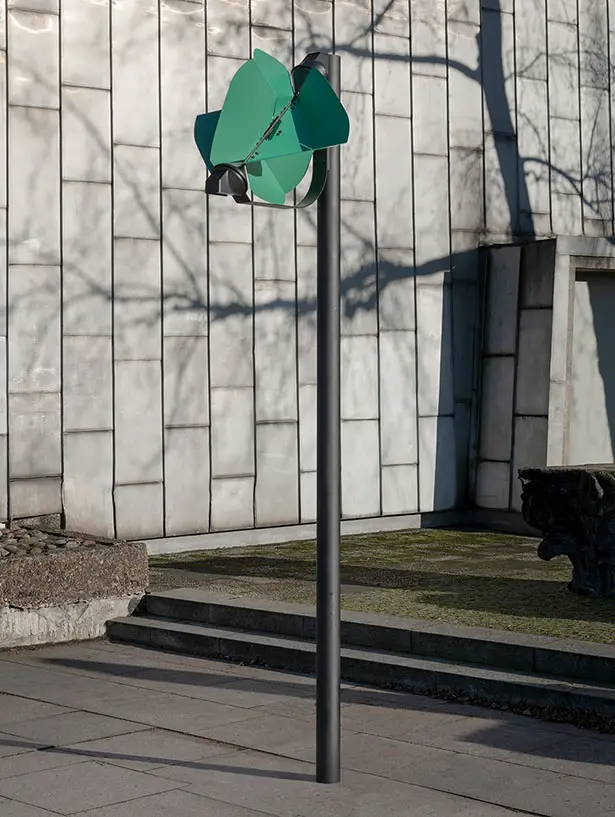 PAPILIO Wind Powered Street Lamp by Tobias Trübenabacher Tuvie Design