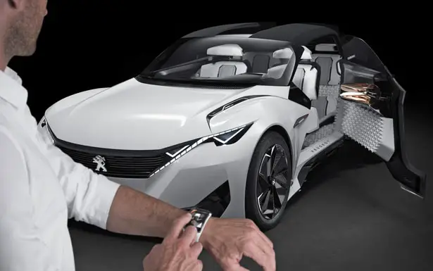 Peugeot Fractal Electric Urban Coupe Concept Features Peugeot i-Cockpit