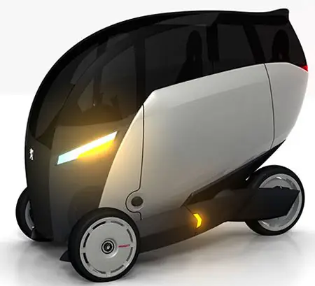 Peugeot+ Three Wheels Car Concept
