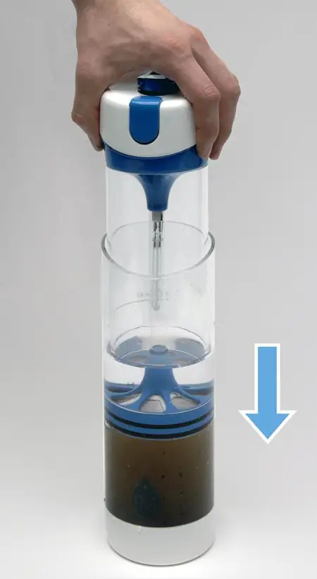 Pure Water Bottle Filters 99.9% of Bacteria with UV Light