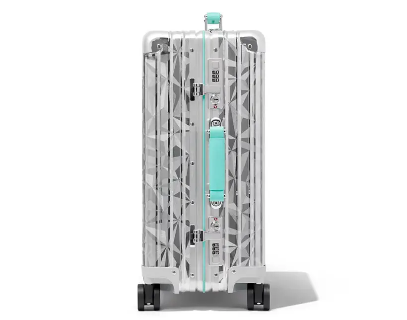 RIMOWA × Tiffany & Co. Rock Cut Cabin Suitcase Design Mimics Appearance ...