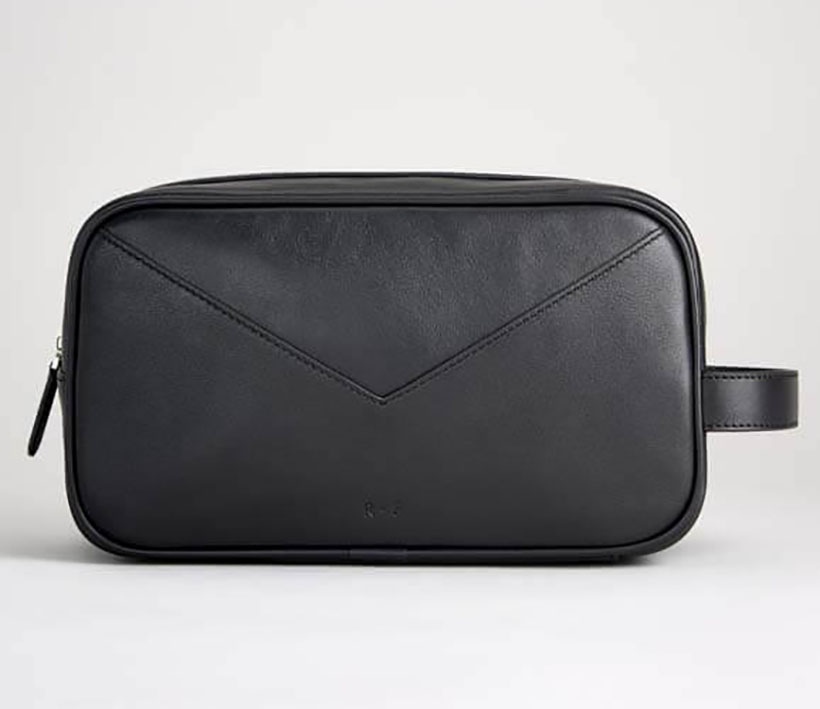 Rise & Fall Men’s Italian Leather Washbag for Simple and Stylish design ...