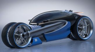 Futuristic RMNGVN Bugatti 100M Concept Vehicle Looks Like a Batmobile