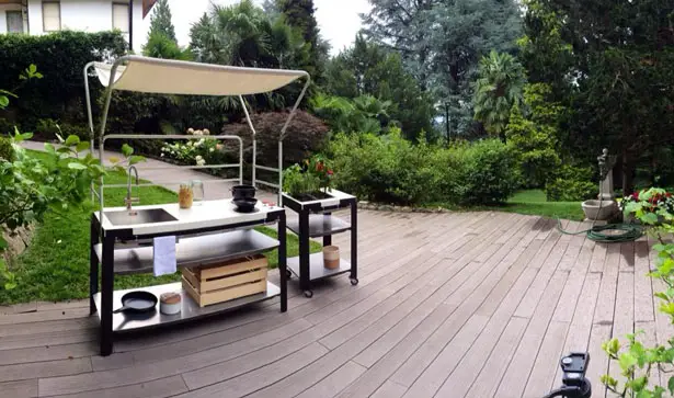 Satellite Outdoor Kitchen Features Modular Design for Different  Configurations - Tuvie Design