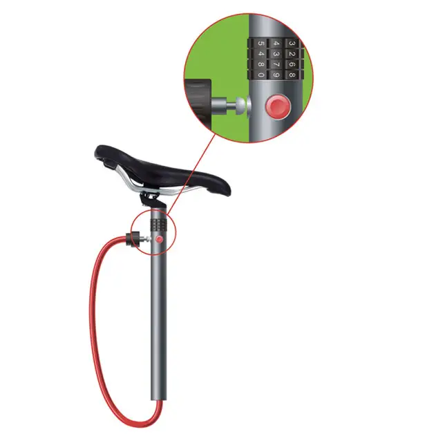 bicycle seat post lock