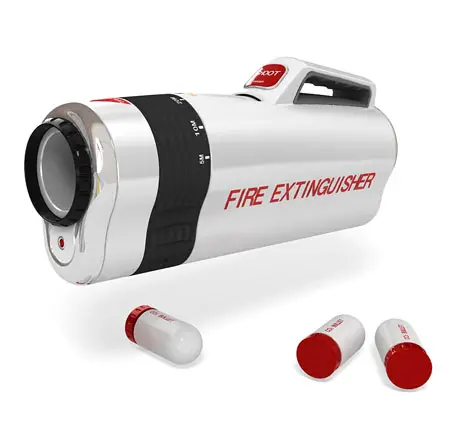 Shooter, Very Cool Gun-Type Fire Extinguisher Concept