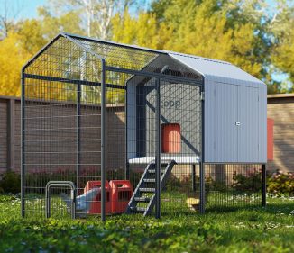 Modern Backyard Chicken Coop Comes with Smart Home Technology