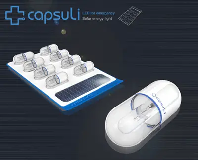 Capsuli : A Solar Powered LED Emergency