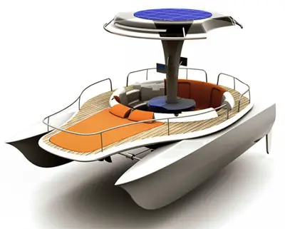 Solar and Human Powered Boat Concept
