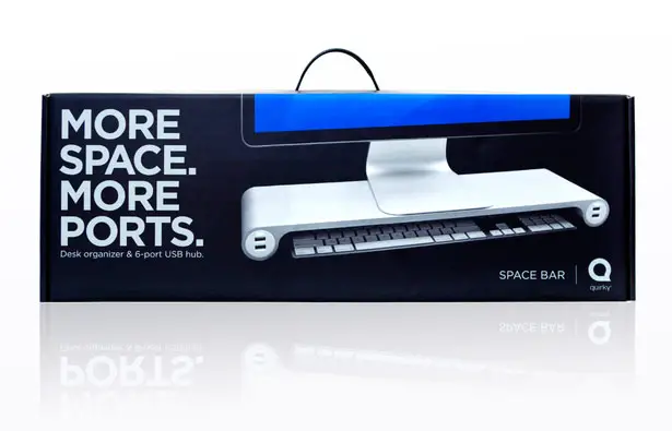 Space Bar Desk Organizer by Michael Cavada