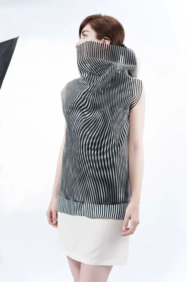 SS17 Fashion Design Uses Optical Illusion to Create Motion Illusion for ...
