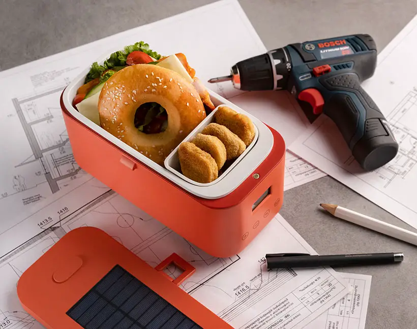 SunnySide: Solar-Powered Self Heating/Cooling Lunchbox by