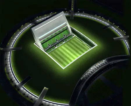“The Wall”, The World’s First Underground Stadium