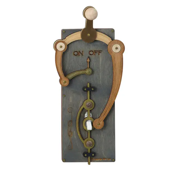 Toggle Switch Plate by Lance Jr. & Sr