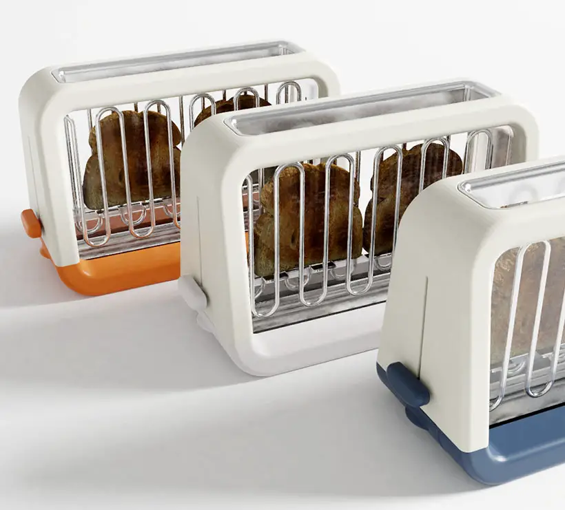 Translucent Toasting Tools : transparent glass toaster