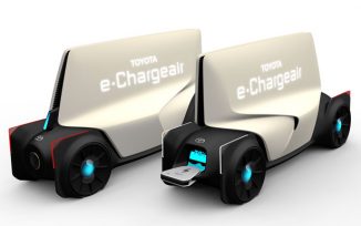 TOYOTA e-Chargeair Charging Station for Moblie Devices and BEVs