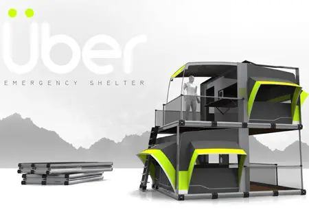 Uber Shelter : An Emergency Shelter in Disastrous Events