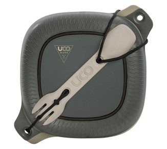 UCO 4-Piece Camping Mess Kit: A Plate, A Bowl, and A 3-in-1 Spork
