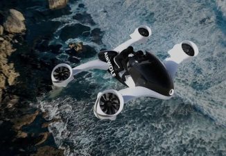 UDX Airwolf eVTOL Hoverbike with Electric Ducted Fans for Personal Vehicle