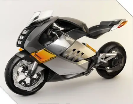 Futuristic Vectrix Electric Super Bike