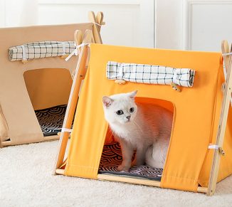 Cool Miniature Tent Designed For Your Cat to Relax