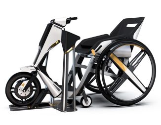 Fluid Wheelchair-Accessible Handcycle Helps User to Move Quicker and Easier