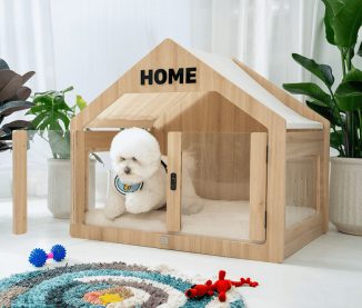 Wooffy – A Cool Modern Dog House with Acrylic Doors