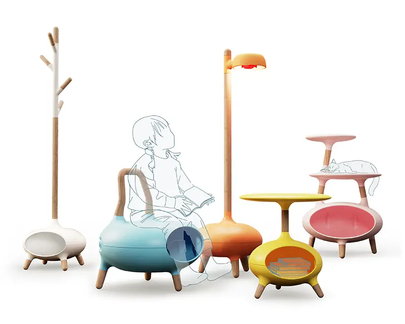 Wowo Multipurpose Furniture by Wei Jingye